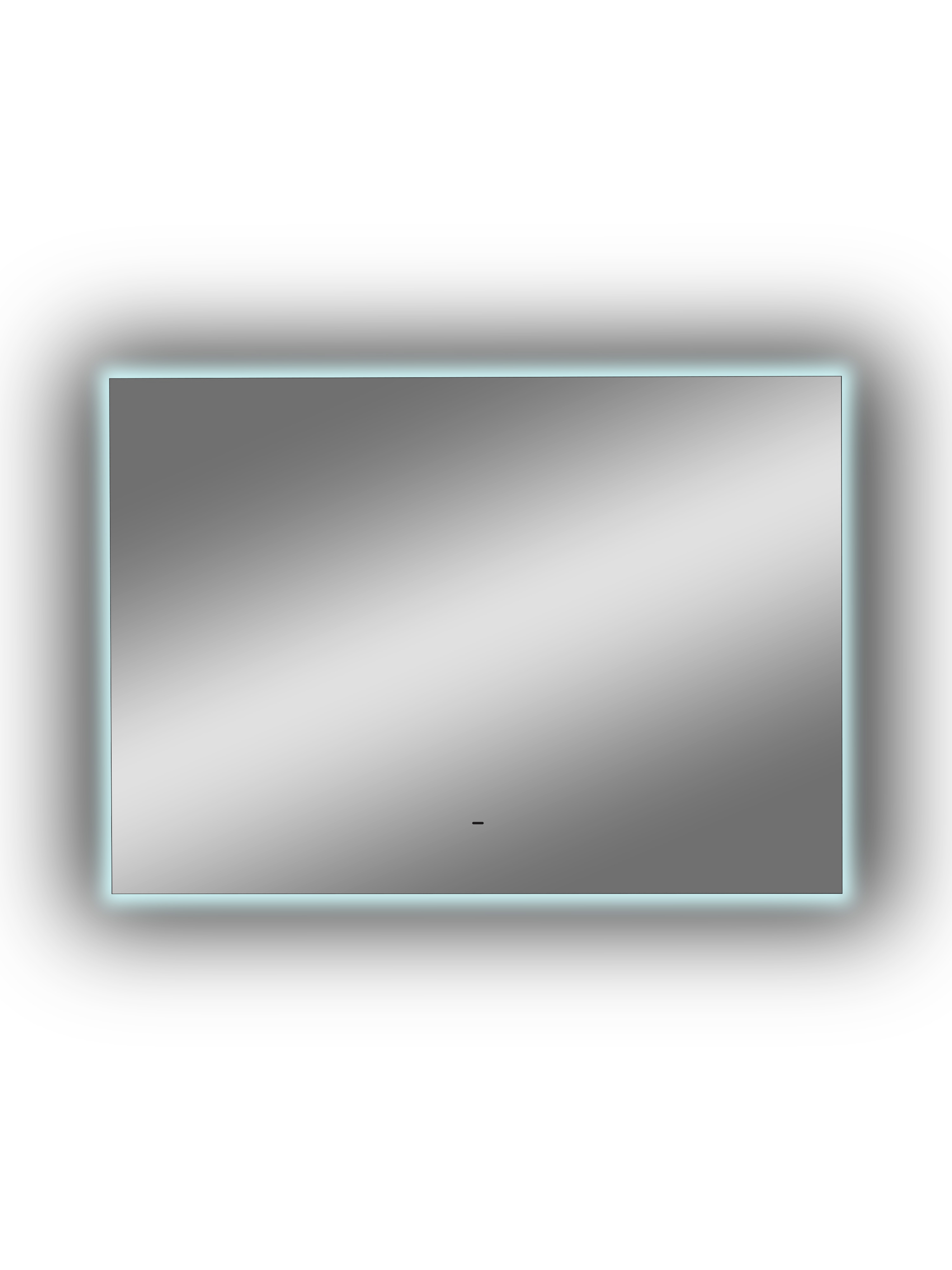 Зеркало Континент Trezhe Led 1000х700 с бесконтактным сенсором,холодная подсветка ЗЛП400