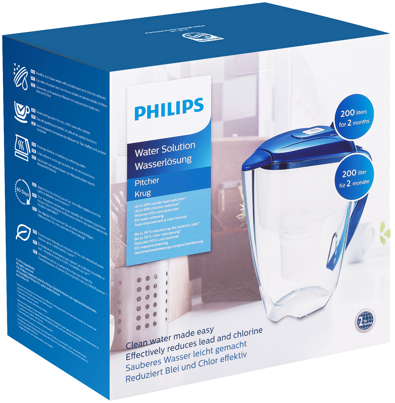 Фильтр-кувшин Philips AWP2922/10 синий