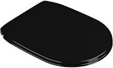 Крышка-сиденье Catalano Canova Royal черная, с микролифтом, петли хром