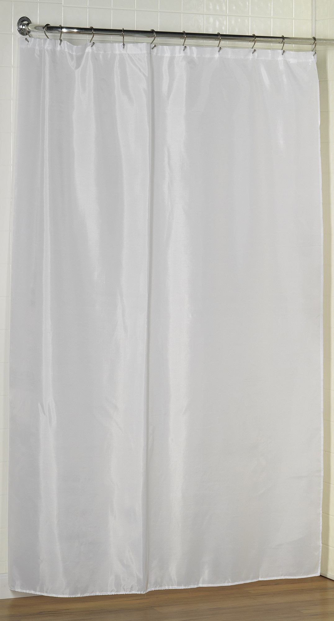 Штора для ванной Carnation Home Fashions Long Liner White защитная