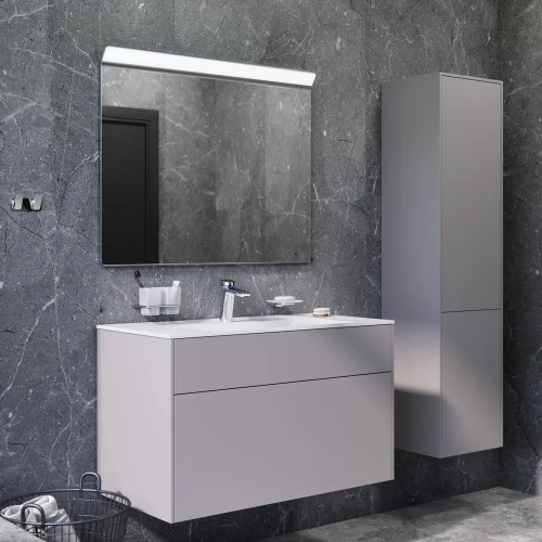 Комплект мебели для ванной комнаты Am.Pm Inspire 2.0 100 со смесителем для раковины и аксессуарами BK50GD