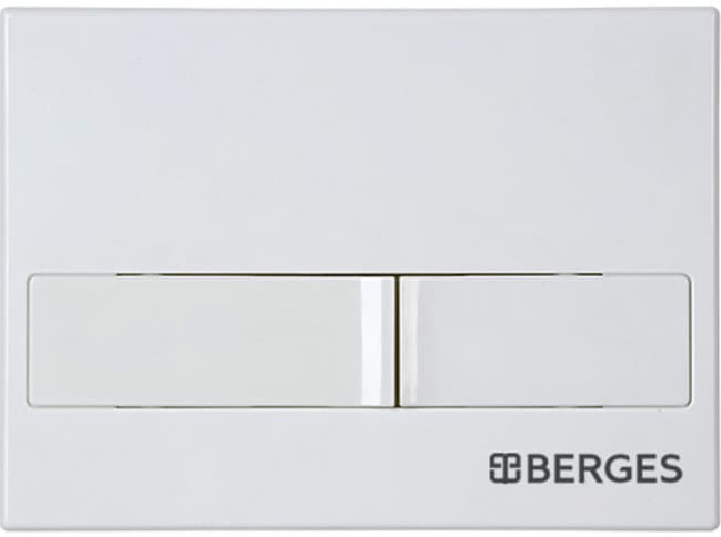 Комплект Berges Wasserhaus Novum 042416 кнопка белая