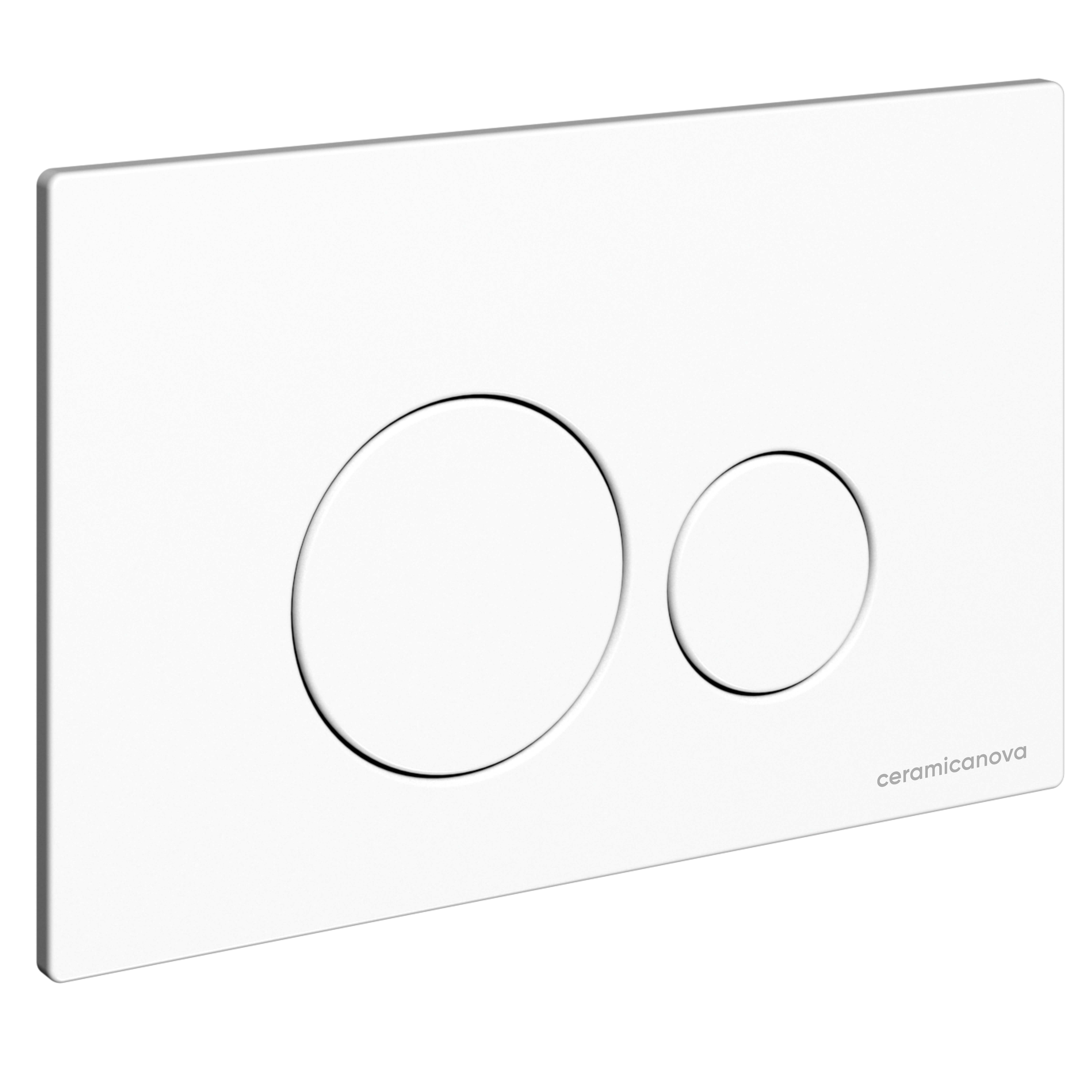 Система инсталляции для унитазов CERAMICANOVA Envision с кнопкой смыва Round цвет белый и креплениями, арт. CN1001W