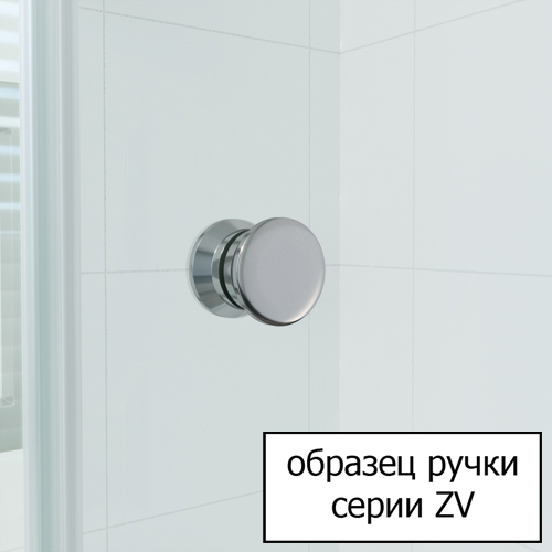 Шторка на ванну Vegas Glass ZV 180 07 01 профиль матовый хром, стекло прозрачное