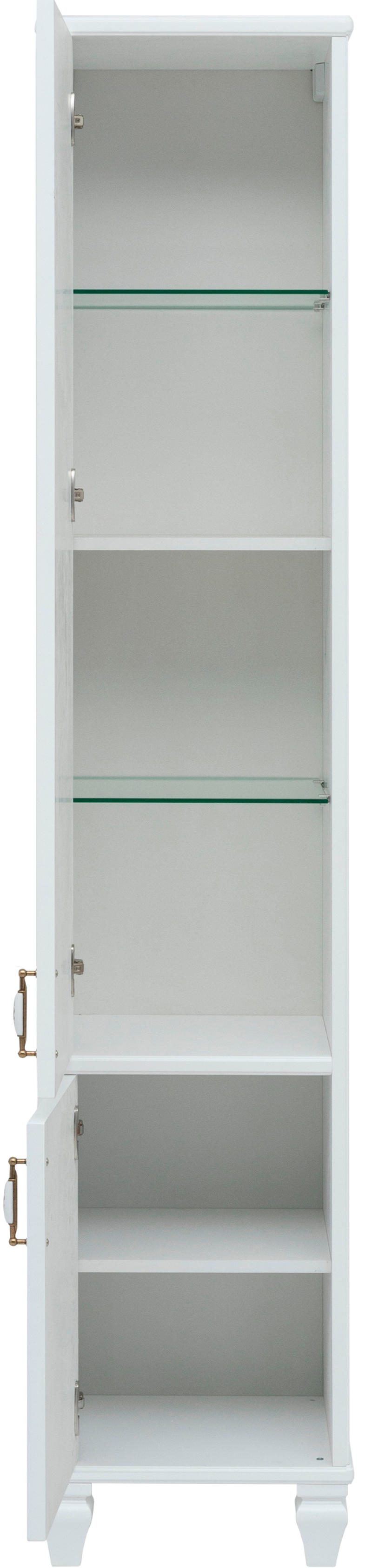 Шкаф-пенал Aquanet Валенса 40 New L, белый матовый