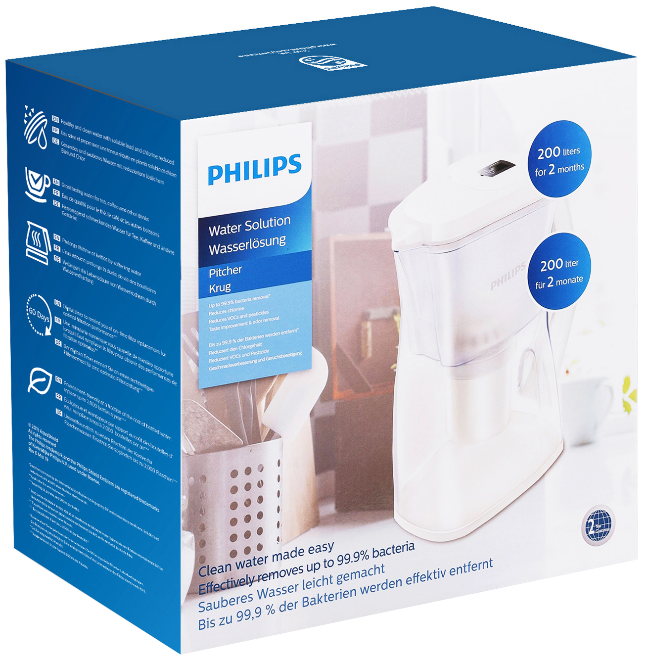 Фильтр-кувшин Philips AWP2970/10 белый