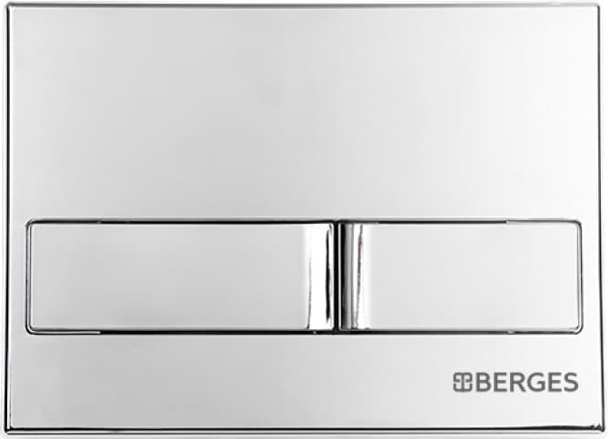 Комплект Berges Wasserhaus Novum 043216 кнопка хром глянцевый
