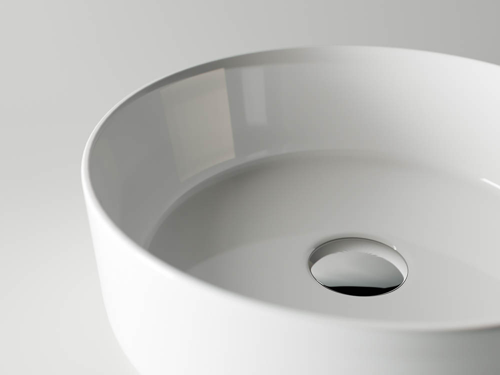 Умывальник чаша накладная круглая Element 360*360*120мм Ceramica Nova CN5001 