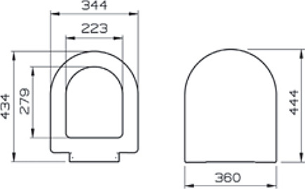 Крышка-сиденье VitrA S50 72-003-309 с микролифтом, петли хром