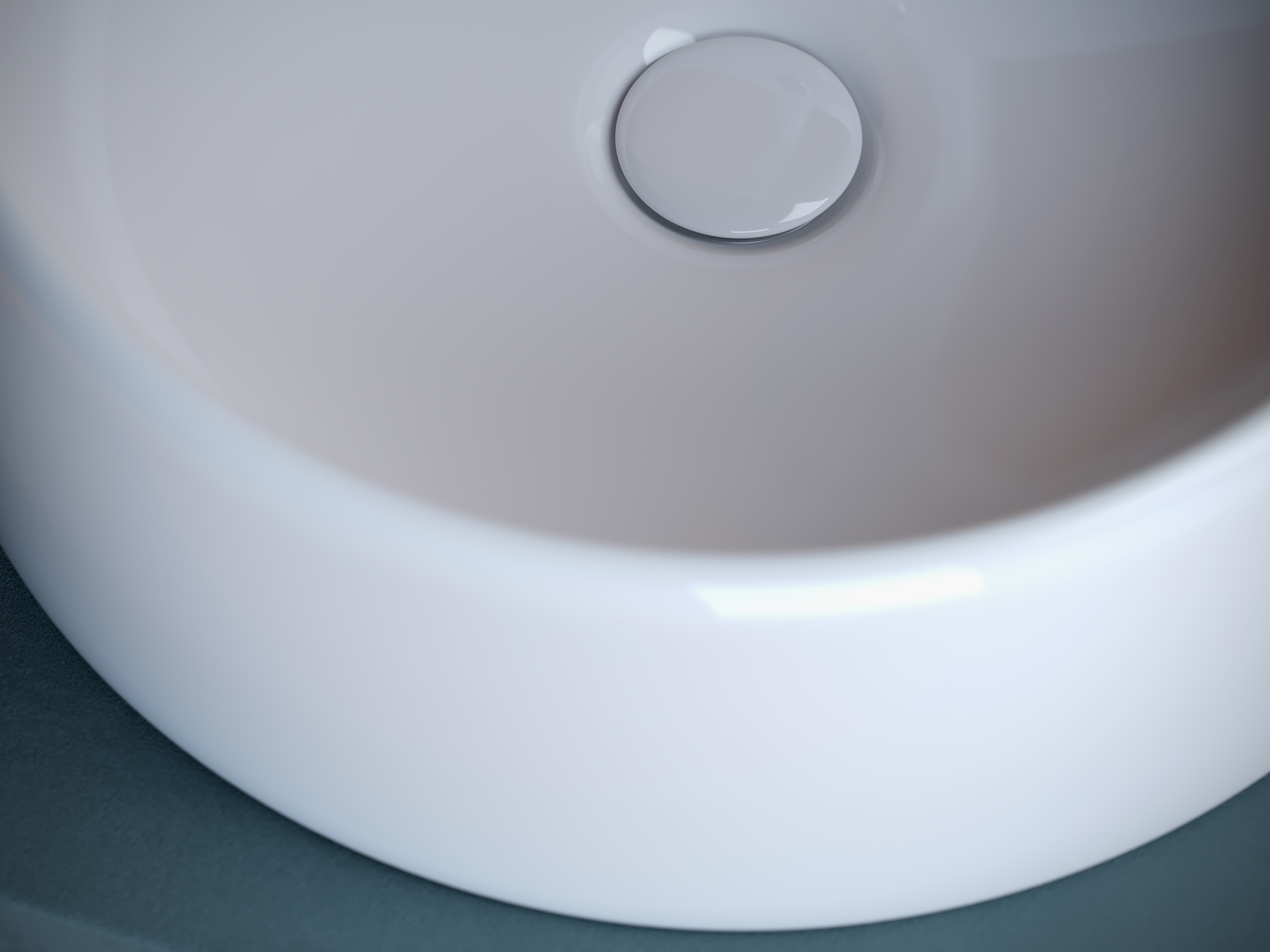 Умывальник чаша накладная круглая Element 400*400*150мм Ceramica Nova CN5027