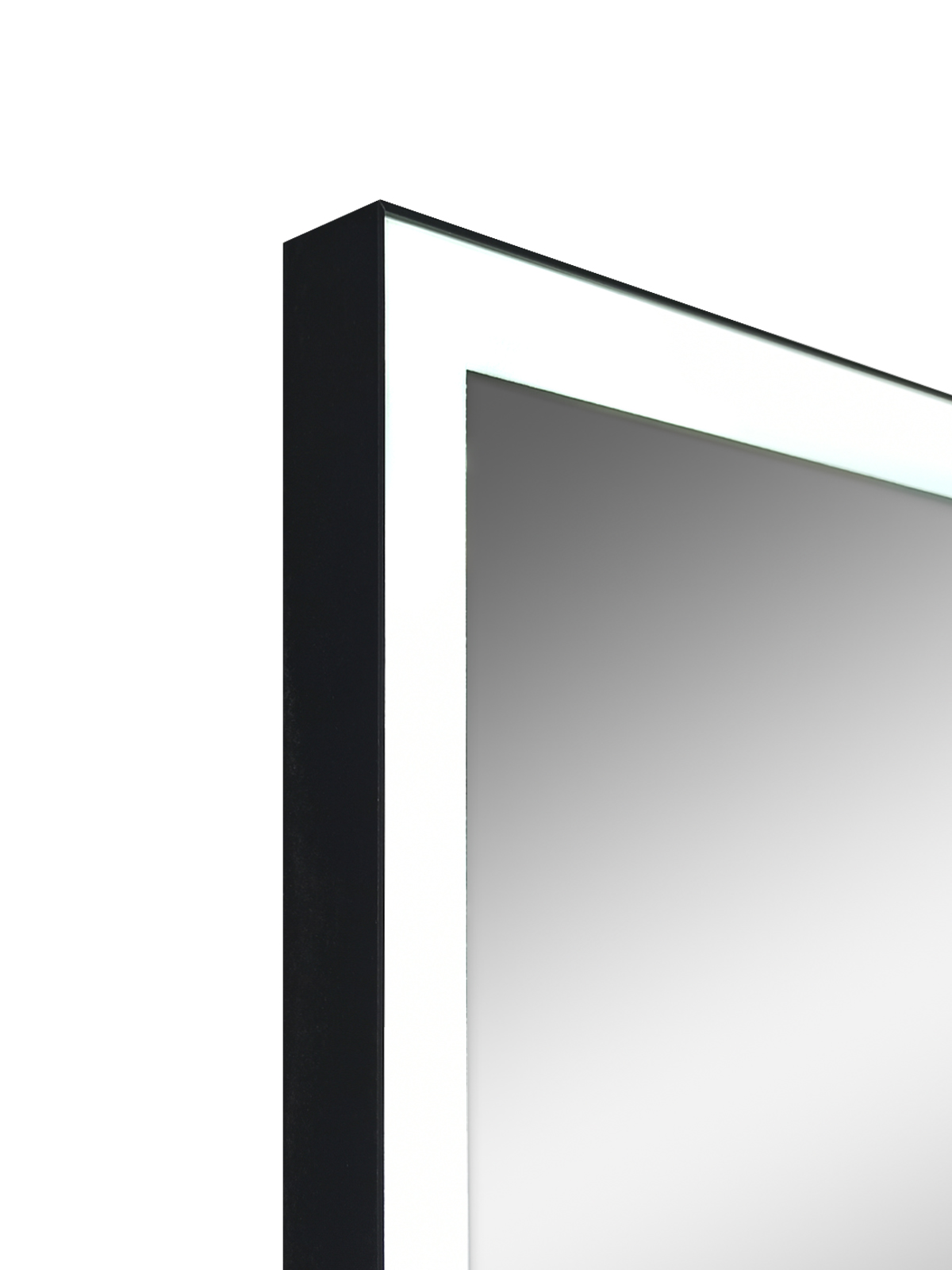 Зеркало Континент Frame black standart 900x700 ЗЛП2305