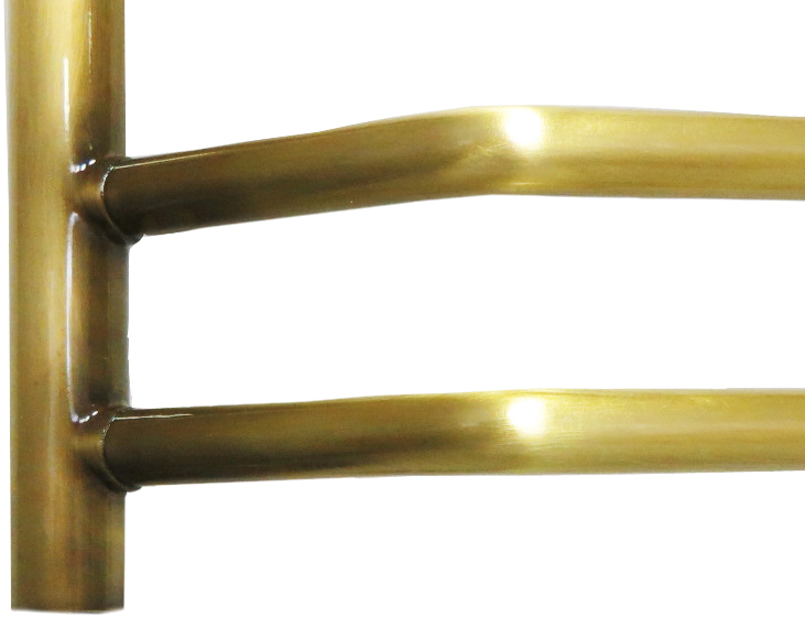 Полотенцесушитель водяной Domoterm Лаура П7 50x70, античная бронза