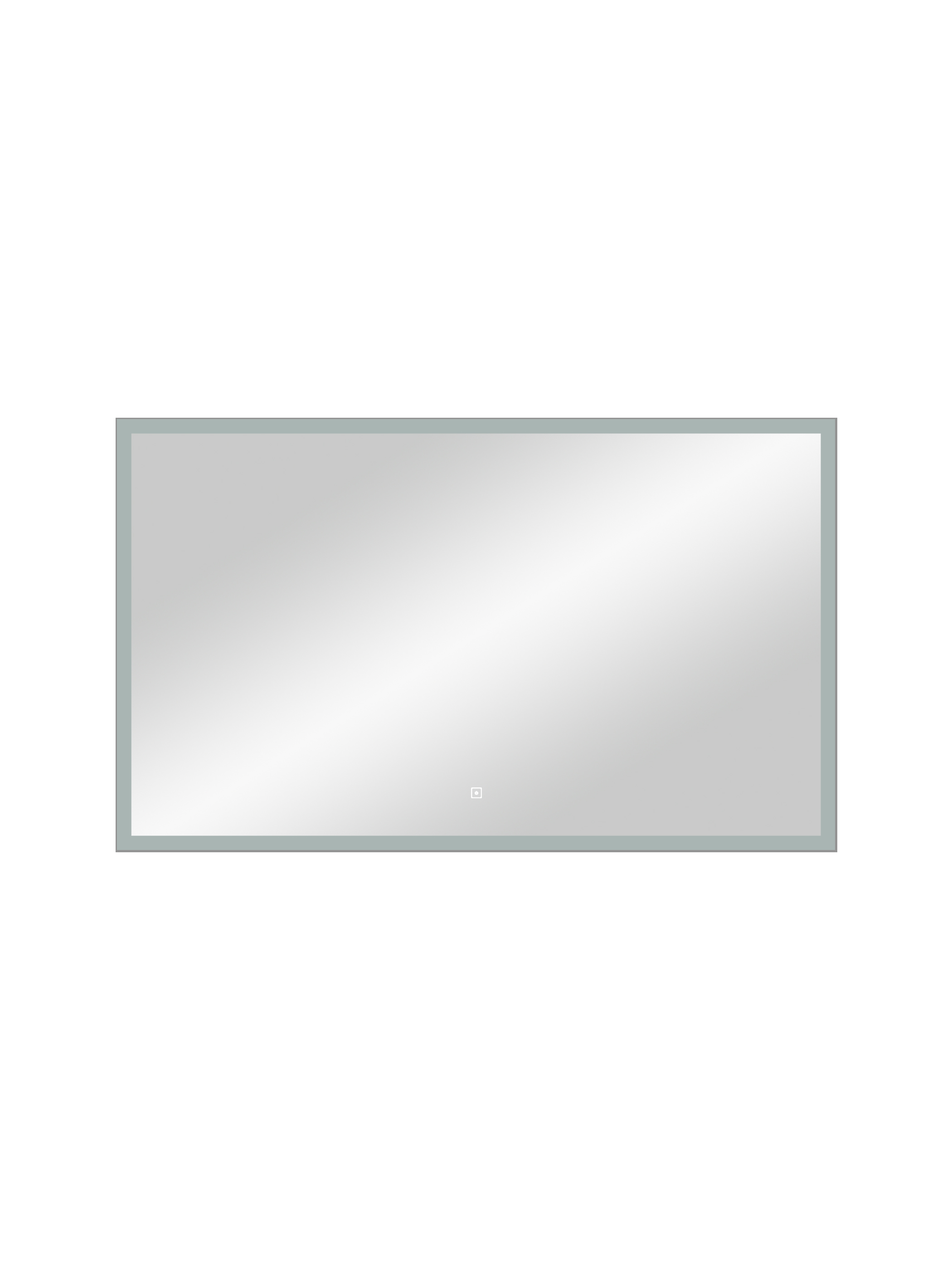 Зеркало Континент Frame silver standart 1000x700 ЗЛП83