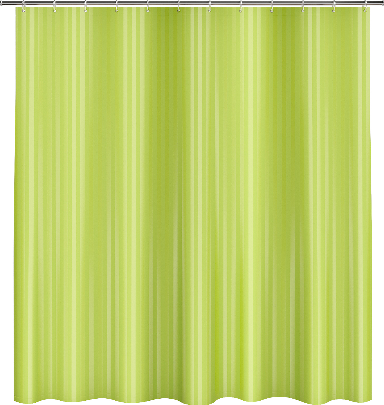 Штора для ванной Fora 002-D 180х180 см, зеленая