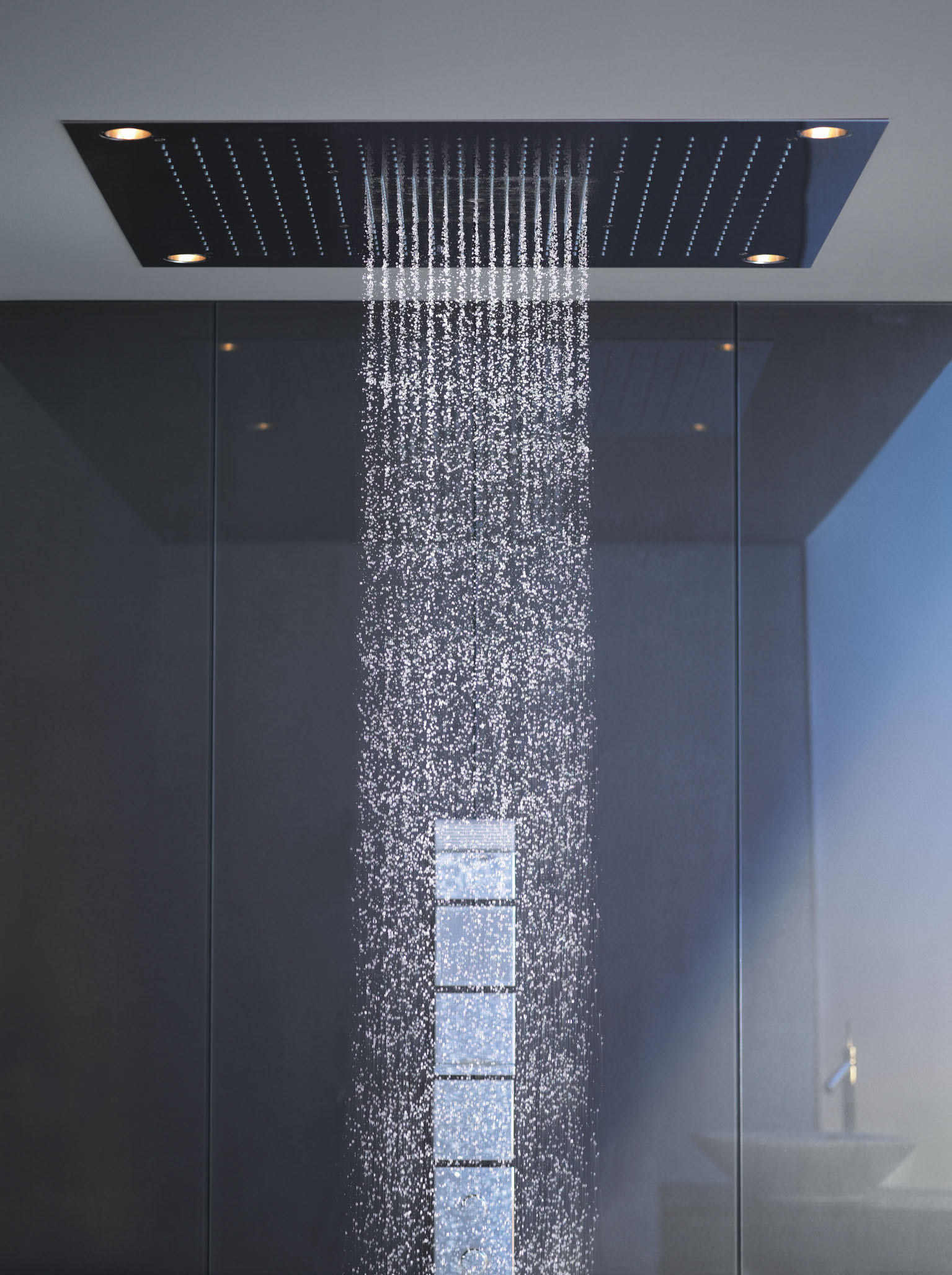 Верхний душ Axor ShowerSolutions 10627800 с подсветкой