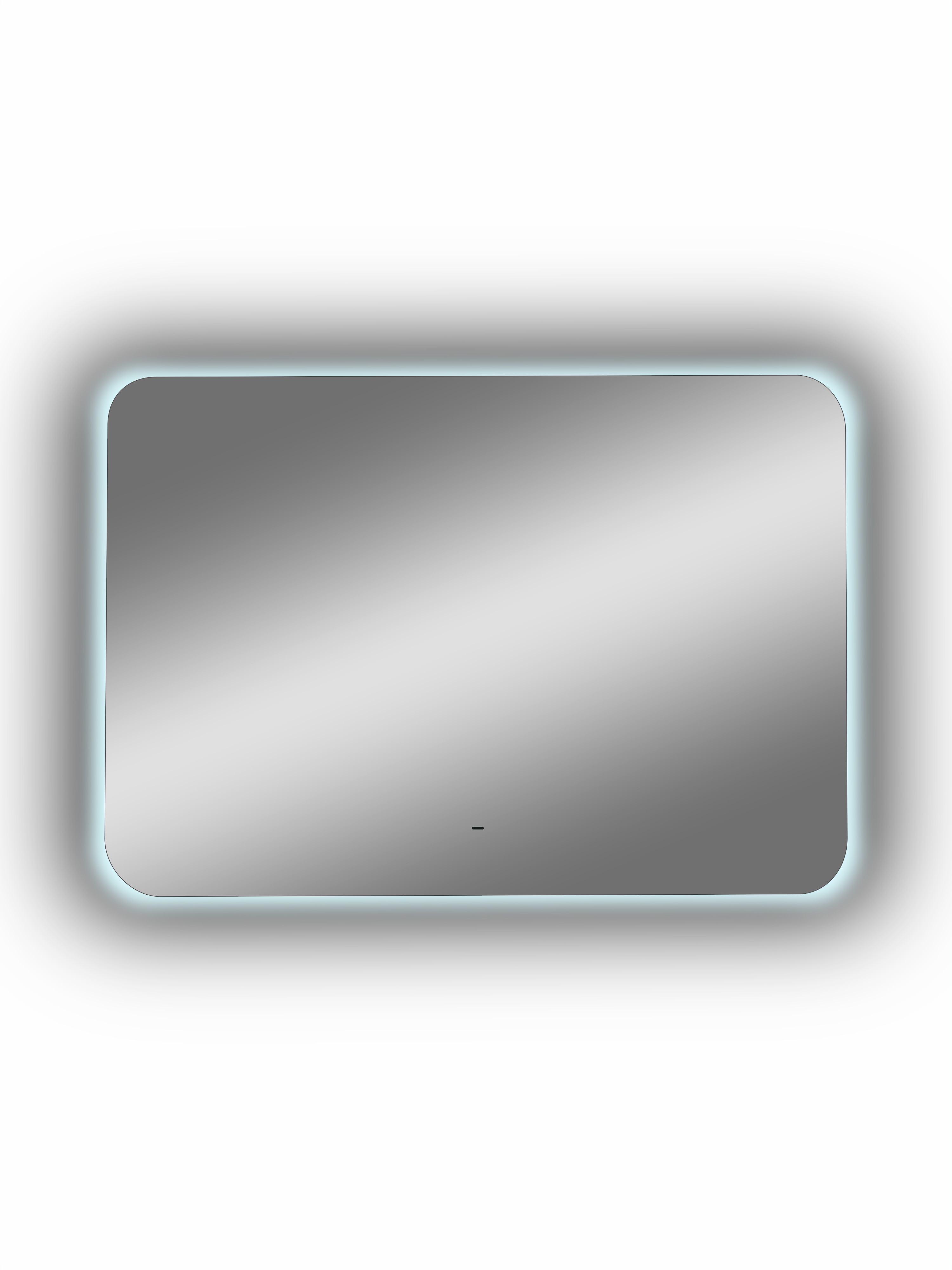 Зеркало Континент Burzhe Led 1000х700 с бесконтактным сенсором, холодная подсветка ЗЛП398