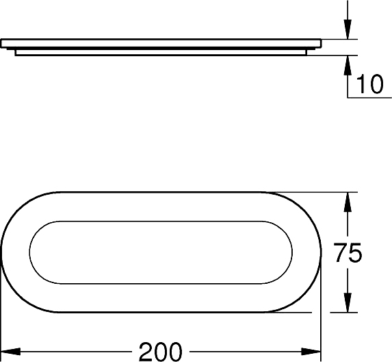 Мыльница Grohe Selection 41036000 без держателя