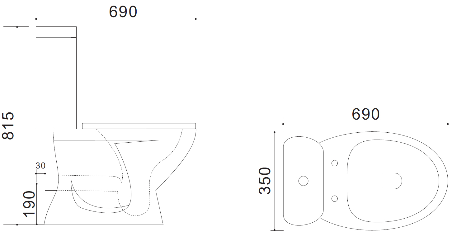 Унитаз напольный Azario AZ-2037-P с быстросъемным сиденьем микролифт, белый (AZ-2037-P)