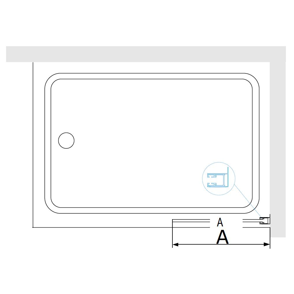 Шторка на ванну RGW SC-056-8B 35110562840-14, 40x150, черный, прозрачное стекло