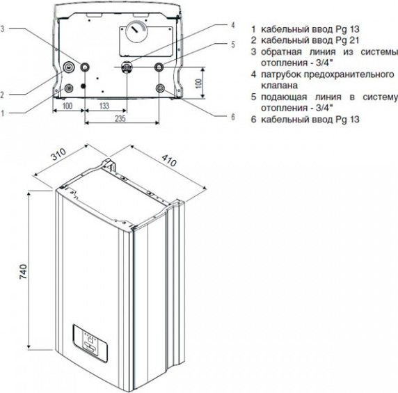 Электрический котел Protherm Скат 9 KR 13 (9 кВт)