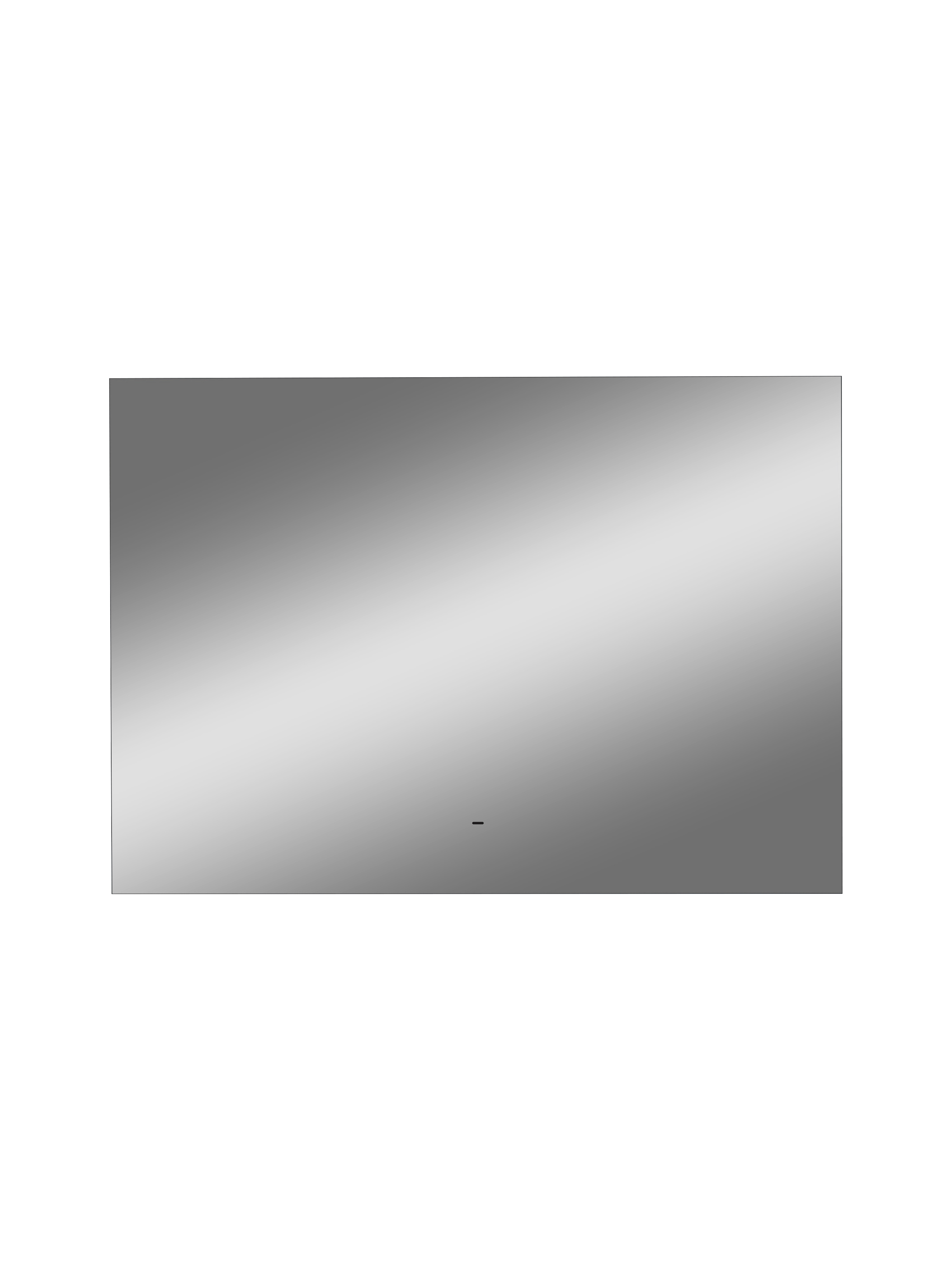 Зеркало Континент Trezhe Led 1000х700 с бесконтактным сенсором,холодная подсветка ЗЛП400