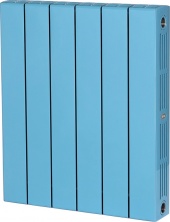 Радиатор биметаллический Rifar SUPReMO 500 6 секций, сапфир
