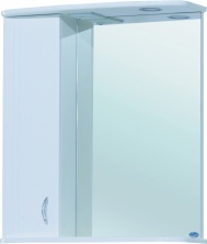 Зеркало-шкаф Bellezza Астра 60 L белый (уценка: сколы сзади) 