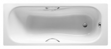 Стальная ванна Roca Princess-N 160х75 с антискользящим покрытием