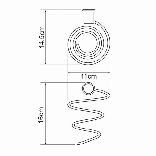 Держатель фена WasserKRAFT K-1080WHITE