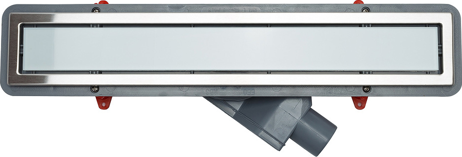Душевой лоток Pestan Confluo Premium Line 550 белое стекло/сталь