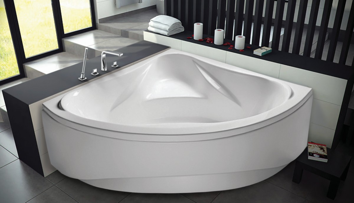 Акриловая ванна C-Bath Aurora 150x150 Симметричная CBS001004