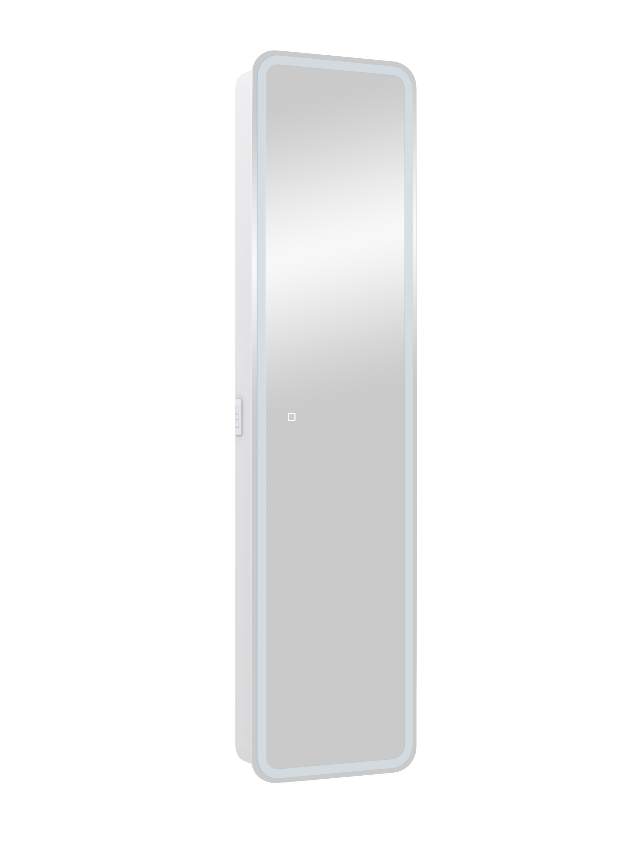 Зеркало-пенал Континент Lorenzo LED 400х1600 с розеткой, МВК009