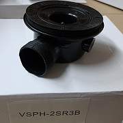 Сифон для поддонов из камня Vincea VST-2SR3B c гидрозатвором, черный 