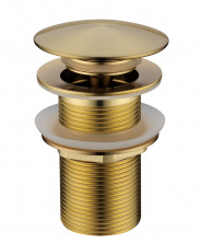 Донный клапан для раковины Boheme 612-MG Matt Gold, click-clack 