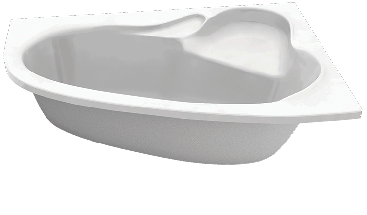 Акриловая ванна C-Bath Atlant 170x110 R Асимметричная CBA00104R