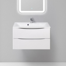 Тумба с раковиной BelBagno Marino 80 bianco opaco 