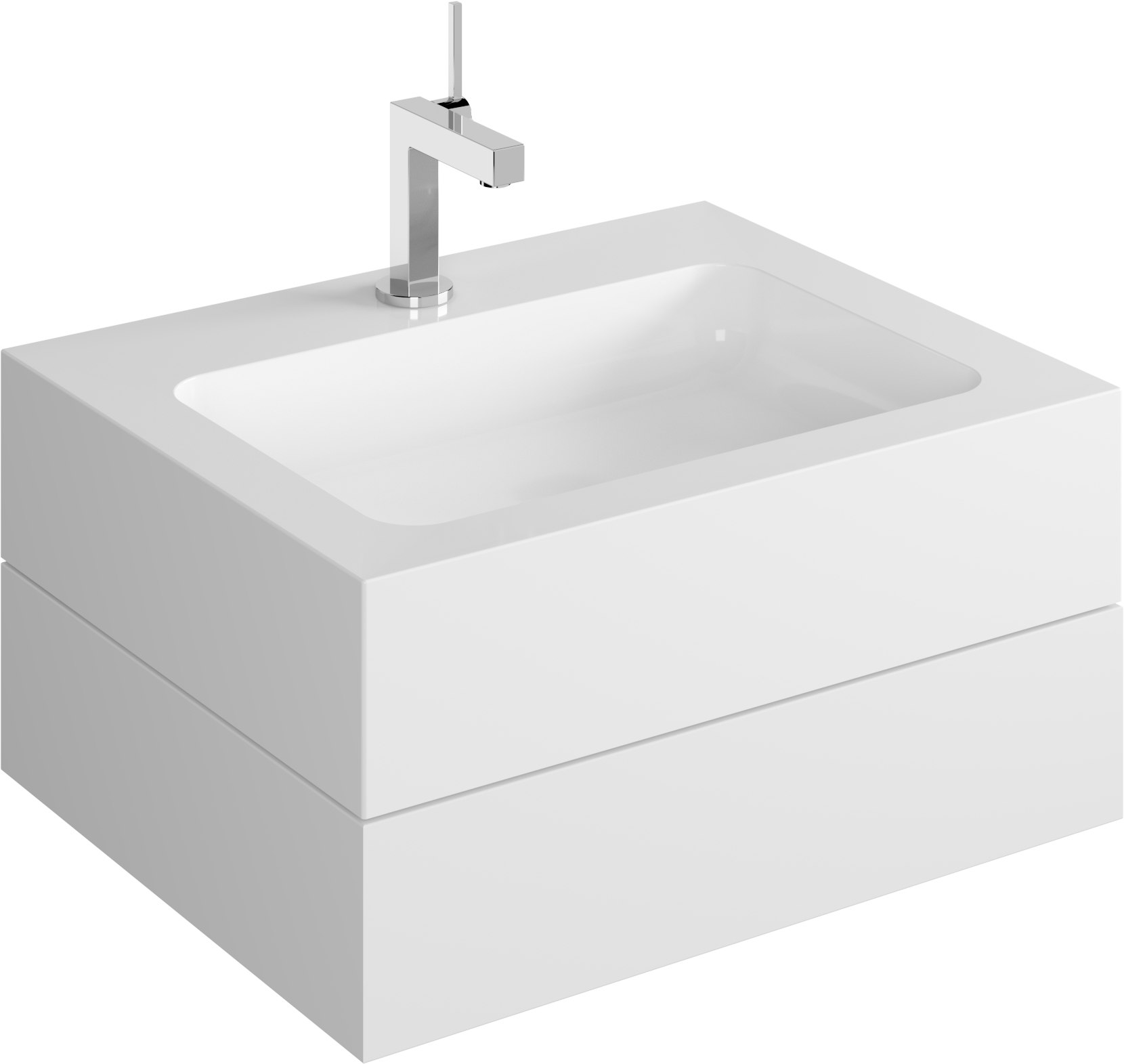 Мебель для ванной Keuco Edition 300 белая, 65 см
