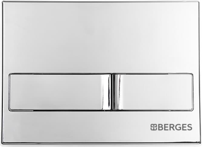 Комплект Berges Wasserhaus Novum 043205 кнопка хром глянцевый