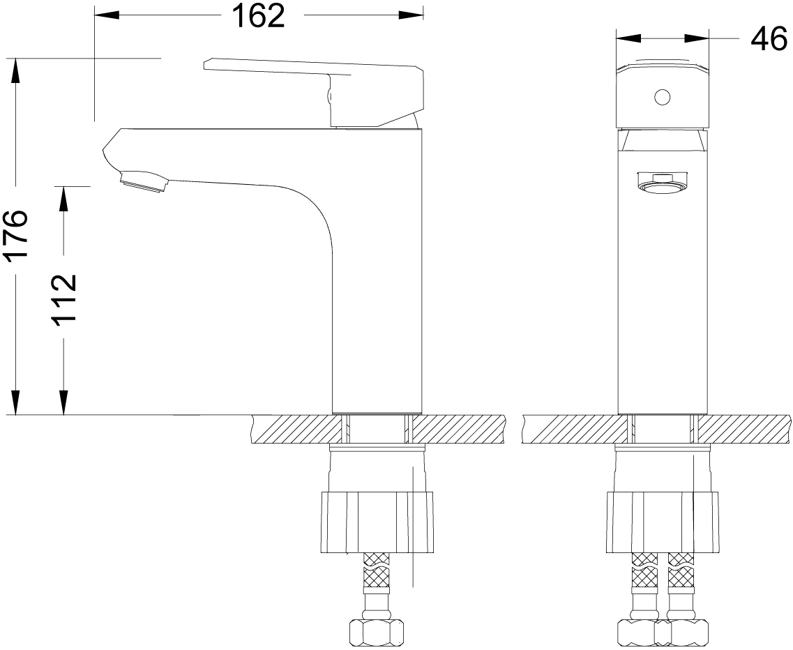 Смеситель Lemark Point LM0306C для раковины