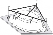 Каркас для ванны Vagnerplast Plejada 150х150 