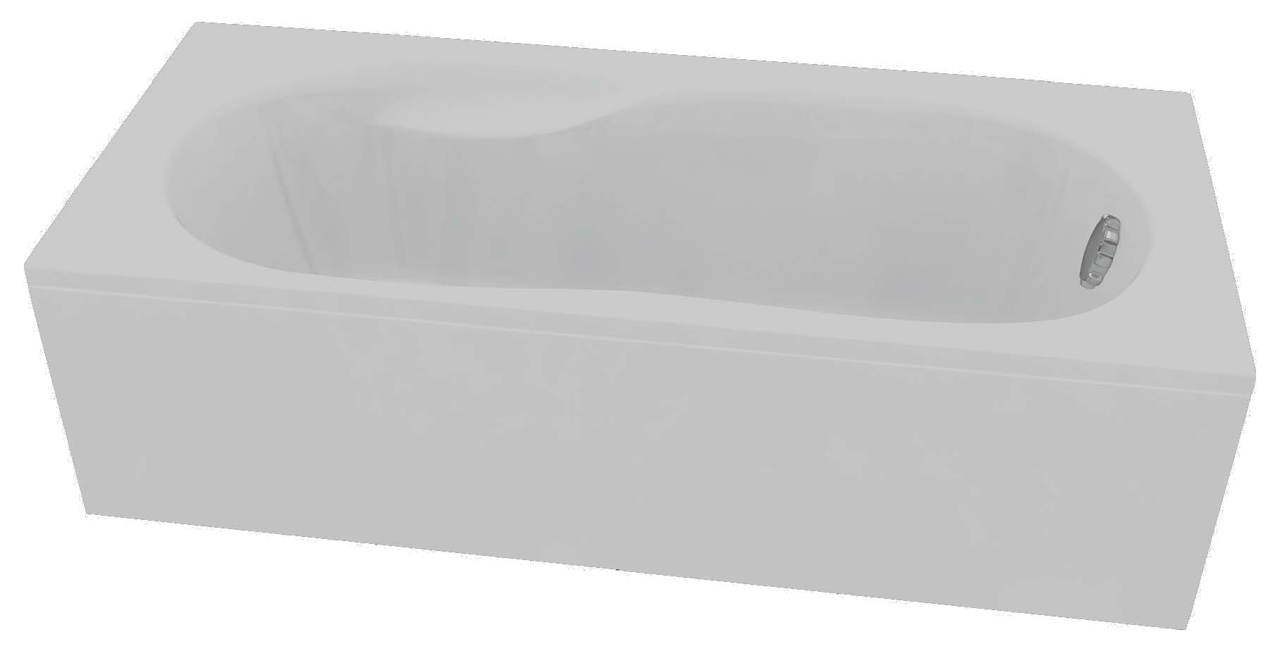 Акриловая ванна C-Bath Vesta 170x70 прямоугольная CBQ005005