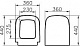 Крышка-сиденье VitrA S20 77-003-009 с микролифтом, петли хром