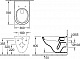 Комплект  Система инсталляции для унитазов Grohe Rapid SL 38750001 4 в 1 с кнопкой смыва + Унитаз подвесной Villeroy & Boch O.Novo 5660 H101 alpin