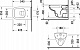 Комплект Унитаз подвесной Duravit D-code 45700900A1 безободковый + Система инсталляции для унитазов AlcaPlast Sadromodul AM101/1120-001 с кнопкой и шумоизоляцией