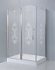 Дверь для душевого уголка Cezares Giubileo 60/60 L, стекло с узором, хром