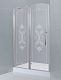 Дверь для душевого уголка Cezares Giubileo 60/60 L, стекло с узором, хром