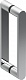 Душевая дверь в нишу Ravak BLDZ2-80 Transparent, профиль хром