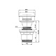 Донный клапан Vincea DPU-1B01CH клик-клак G1 1/4, с переливом, хром