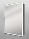 Шкаф - зеркало влагостойкое с LED подсветкой DELUX 50