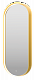 Зеркало Brevita Saturn 50 SAT-Dro1-050-gold с подсветкой Золото матовое с сенсорным выключателем